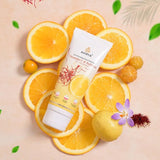 AHIRYA Vitamin C + Niacinamide Brightening Face Wash, Aloe Vera, Licorice & Saffron Extracts, Oil Control, Tan Removal & Glow Boost, For All Skin Types - 100ml (Pack of 2)