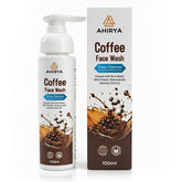 AHIRYA Coffee Face Wash | Deep Cleanse with Rice Water, Niacinamide & Milk Protein | Brightening & Hydrating Face Cleanser | 100ml