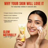 Ahirya Uptan Facewash | Turmeric & Saffron for Glowing Skin | Reduces Tan & Dark Spots